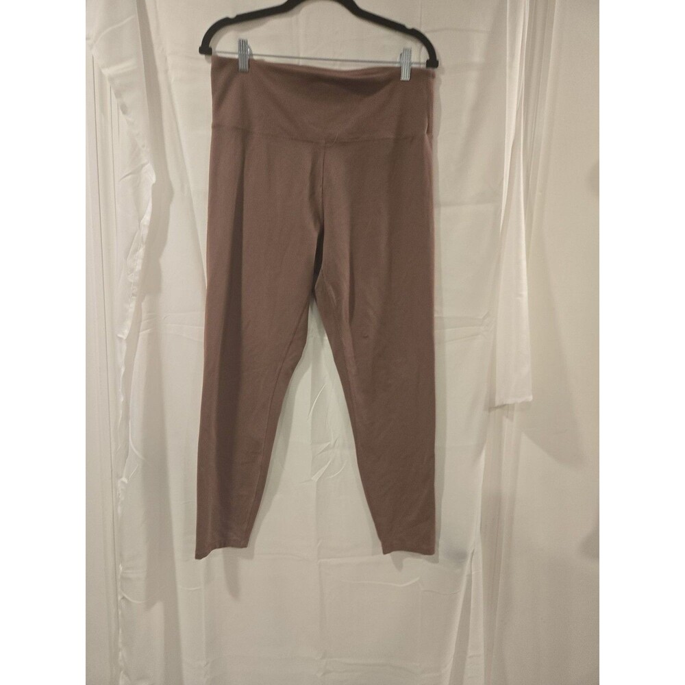 Zobha Mauve High-Waisted Athletic Leggings XXL